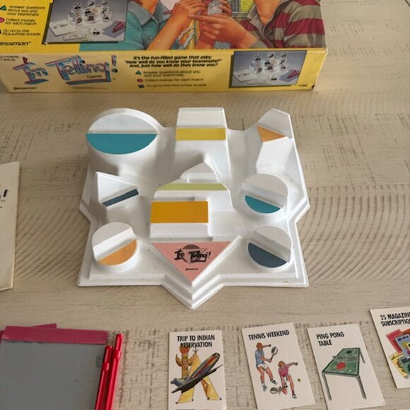 Vintage 1987 Pressman I'm Telling! Game - Picture 3 of 11